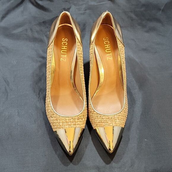 SCHUTZ POINTED TOE HIGH HEEL STILETTO PUMP - Picture 3 of 16